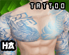Tatto custom Metal Blue
