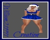 Blue Santa Skirt