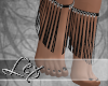 LEX foot jewelry fringes
