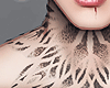 金 Mandala Neck Tattoo