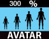 Avatar Scaler 300 %