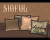 Teal Christmas Pillows