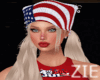 July 4th Hat USA Blonde