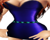 navy blue cinched mini