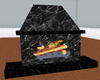 Cozy Black Fireplace