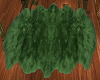 Christmas Green Fur Rug