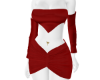 V Top+Skirt Red
