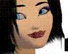 glitter red lips