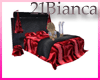 21b-red satin bed 12 ps