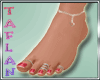 T* Realistic Feet Pink