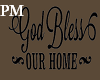 God Bless Our Home quote