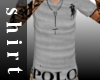Gray Polo shirts(v-neck)