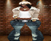 Faded Designer Jeans