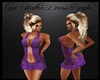 Lace Halter Dress Purple