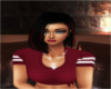 Shoulder Length Red&Blac