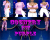 country fit purple coat