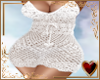 White Knit Beach Dress
