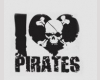 I love pirates tee-F