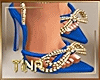 Haute Couture Blue Heels
