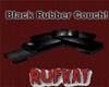 Black Rubber Couch!