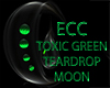 ECC Toxic green teardrop