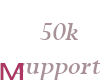 50k support sticker