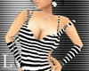 =LV= Sexy Stripped Dress