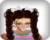 *ZB* Pigtail Bows white