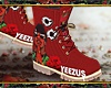 Dope :: Red Custom Boots