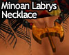 Minoan Labrys Necklace