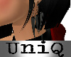 UniQ Black Earrings