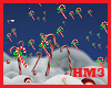 Falling Candy Canes