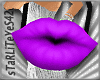 *Purple Hot Lips Purse*