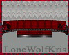 Long red couch LWK