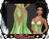 Vee Gown - Soft Green