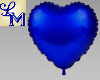 !LM Blue Heart Balloon