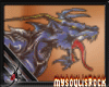 (Rk) Blue dragons tattoo