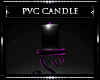 Purple Pvc Candles .v.