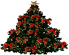christmas tree with bows