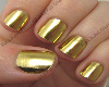Gold Nails + Dainty Hand