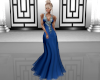 Blue Sequin Gown