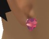 Ruby  Heart  Earrings