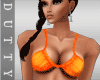 sexy orange bikini cute
