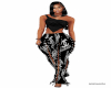 Laceum Blk-White pants