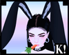 K| Ears Bunny Blck