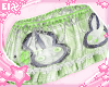 . green bunny skirt