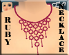 !F! Ruby Necklace