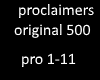 proclaimers original 500