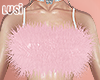 ♥ Gigi Fur Top Pink
