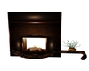 Golden Brown Fireplace